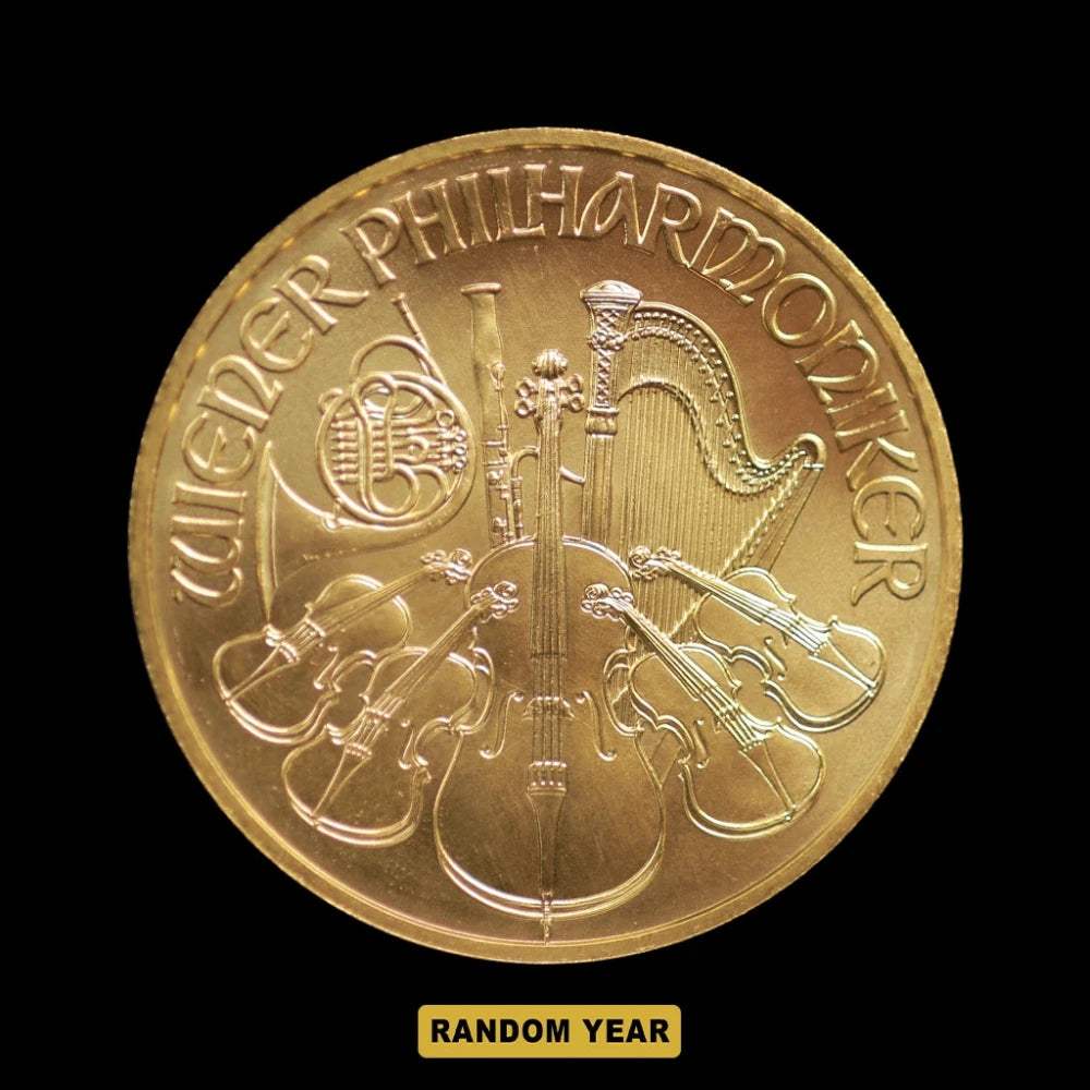 1 oz Austrian Gold Philharmonic BU - Summit Metals