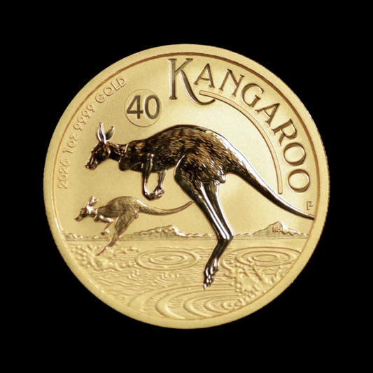 2026 1 oz Australian Gold Kangaroo BU - Summit Metals