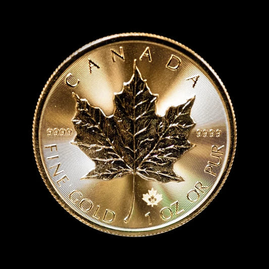 2026 1 oz Canadian Gold Maple Leaf BU - Summit Metals