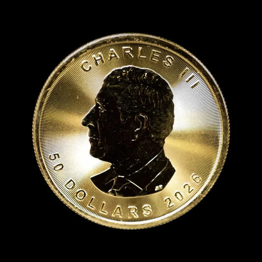 2026 1 oz Canadian Gold Maple Leaf BU - Summit Metals