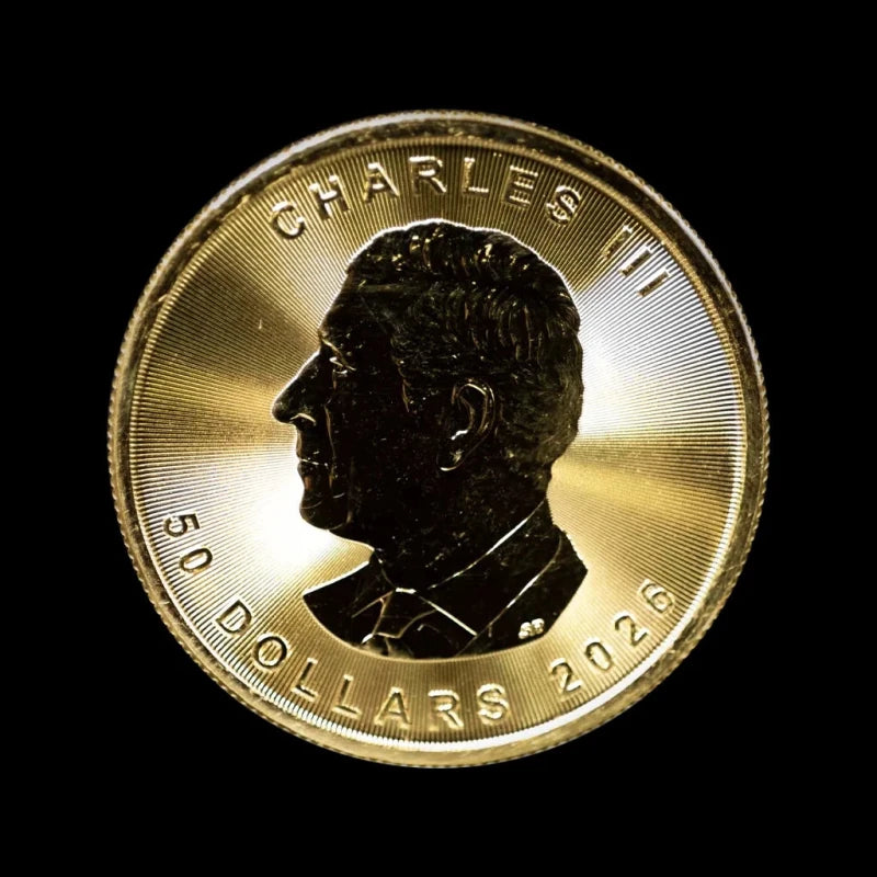 2026 1 oz Canadian Gold Maple Leaf BU - Summit Metals