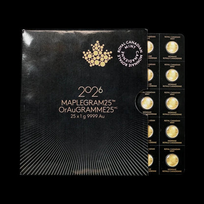 25 Gram Gold MapleGram 2026 - Summit Metals