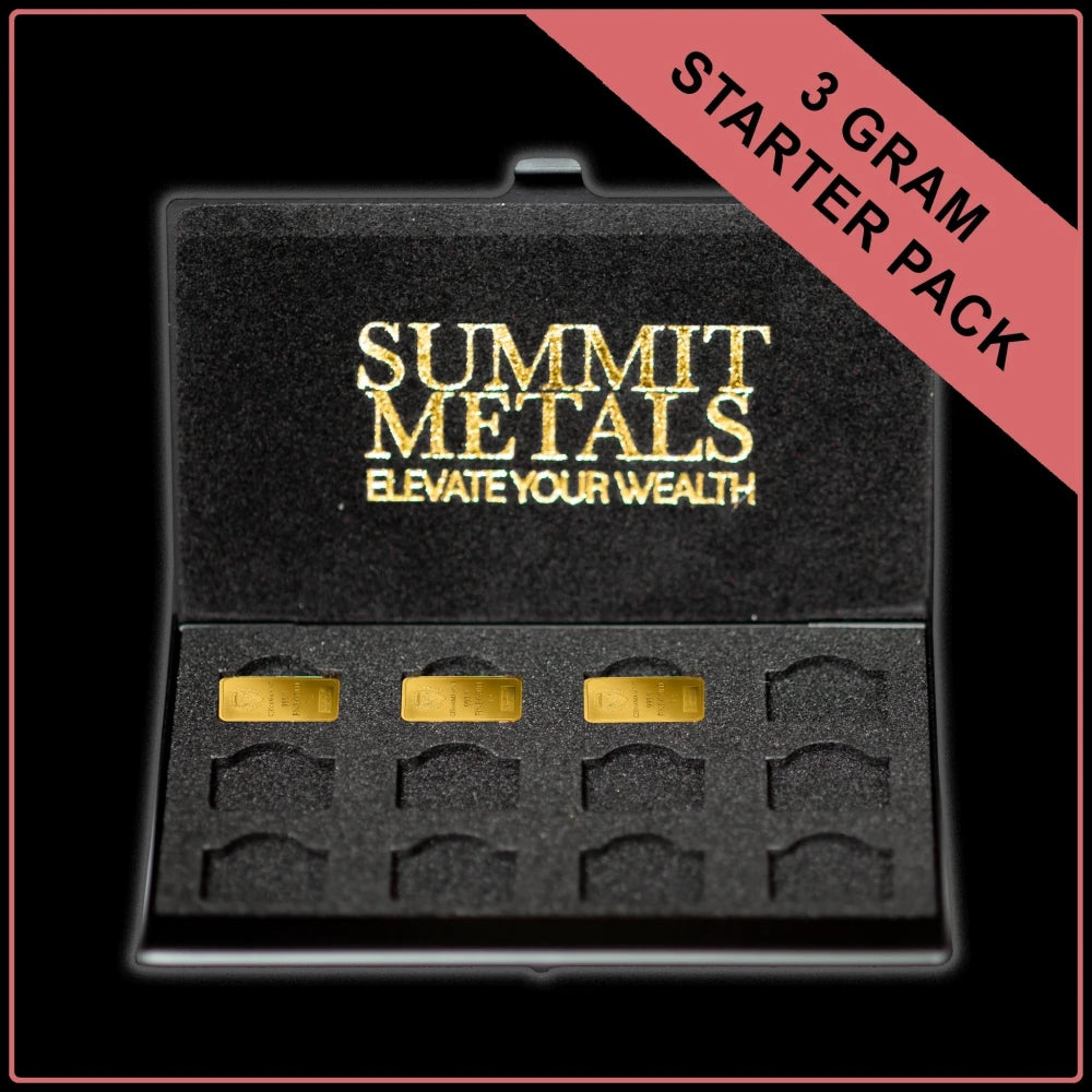 3 Gram Gold Starter Pack BU+ Wallet - Summit Metals