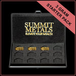 3 Gram Gold Starter Pack BU+ Wallet - Summit Metals