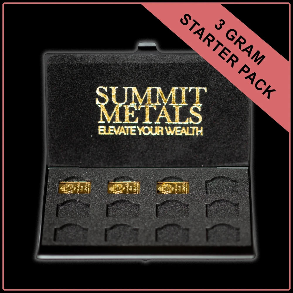 3 Gram Gold Starter Pack BU+ Wallet - Summit Metals