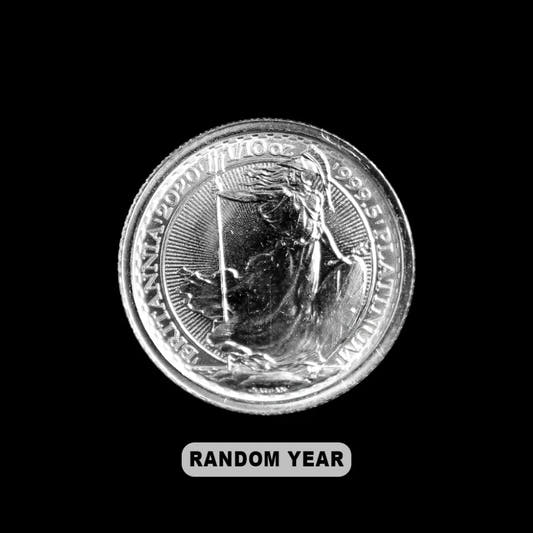 1/10 Platinum Britannia BU (Random Year) - Summit Metals