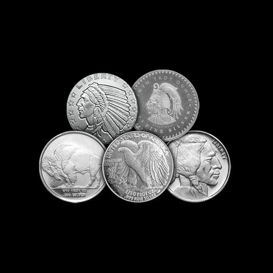 1/10 oz Silver Round Various Brands - Summit Metals
