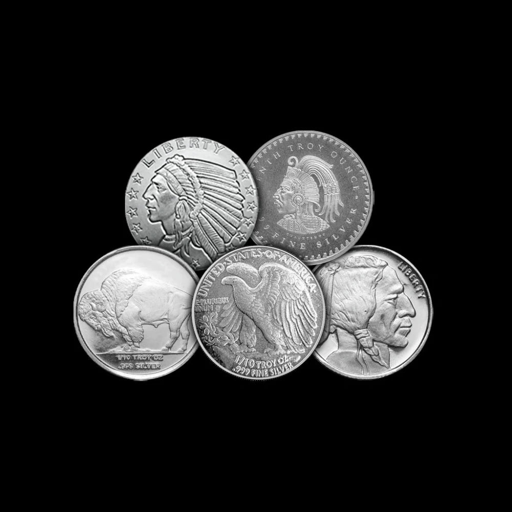 1/10 oz Silver Round Various Brands - Summit Metals