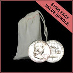 90% American Silver Franklin Half Dollars - $1000 Face Value - Summit Metals