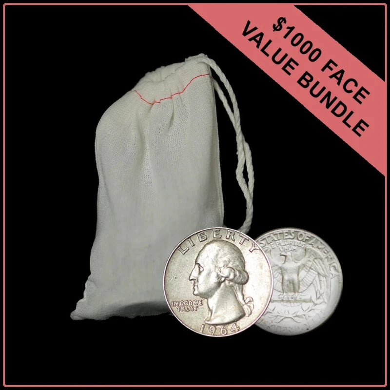 90% American Silver Quarters - $1000 Face Value - Summit Metals