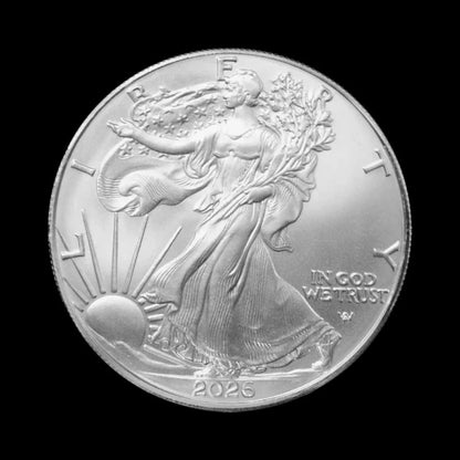 American Silver Eagle Mint Sealed Tube 2026 (BU) - Summit Metals