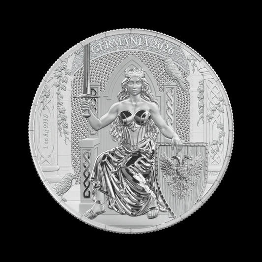 2026 Germania 1 oz Silver BU - Germania Mint - Summit Metals