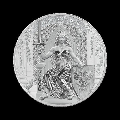 2026 Germania 1 oz Silver BU - Germania Mint - Summit Metals