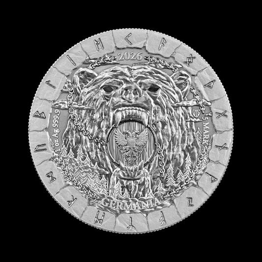 Germania Mint Bödvar Saga: Loss 1 oz Silver BU 2026 - Summit Metals