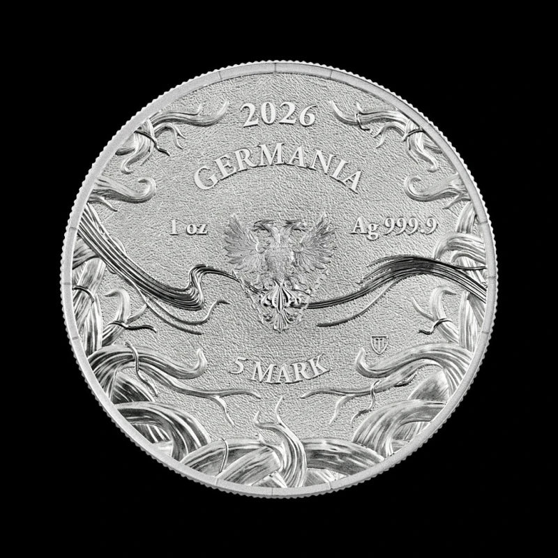 2026 Germania Mint Norns Series – Skuld 1 oz Silver BU - Summit Metals