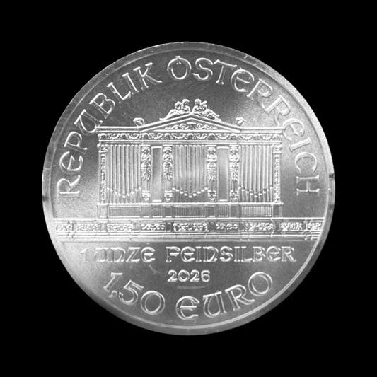 2026 1 oz Austrian Silver Philharmonic BU - Summit Metals