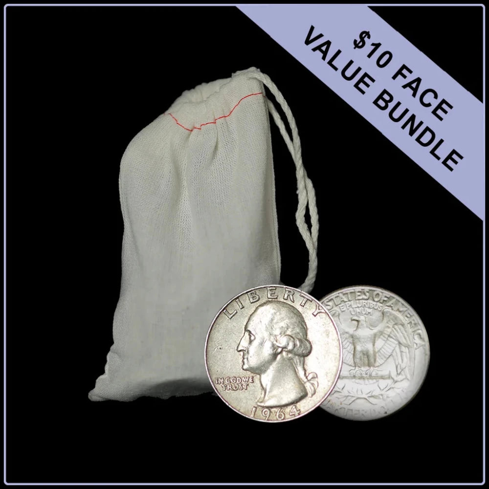 90% American Silver Quarters - $10 Face Value - Summit Metals