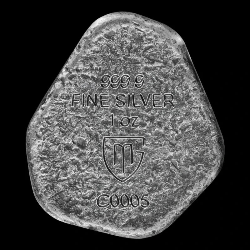 Germania Mint 1 oz Cast Silver Bar Rune Series - BERKANAN - Summit Metals
