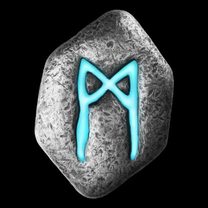 Germania Mint 1 oz Cast Silver Bar Rune Series - MANNAZ - Summit Metals
