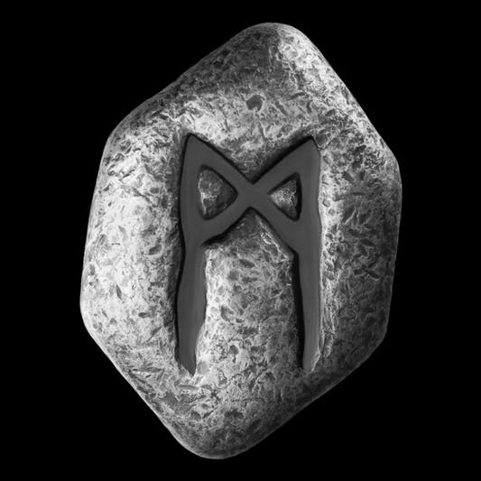 Germania Mint 1 oz Cast Silver Bar Rune Series - MANNAZ - Summit Metals