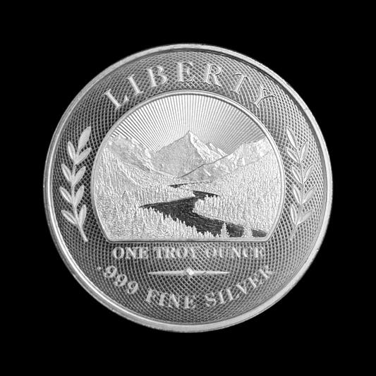 1 oz Summit Metals Liberty Silver Round BU