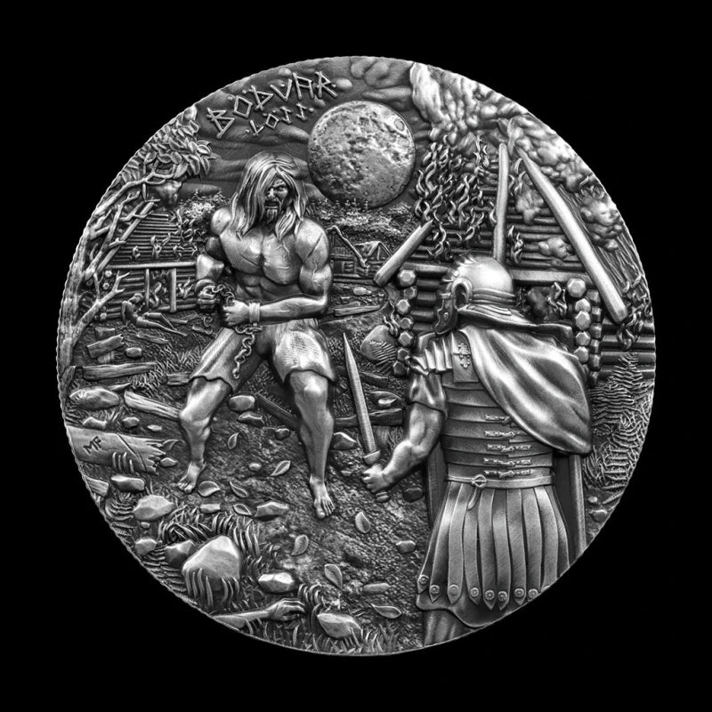 Germania Mint Bödvar Saga: Loss 2 oz Silver BU Ultra High Relief 2026 - Summit Metals