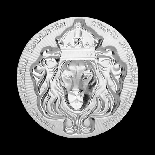 2 oz Scottsdale Mint Stacker BU (Round) - Summit Metals