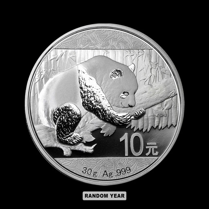 30 Gram Chinese Silver Panda Coin (Random Year) - Summit Metals