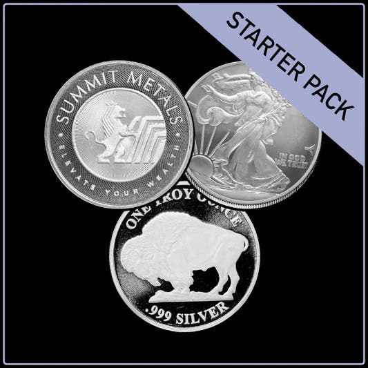 3 oz Silver Starter Pack - AT SPOT (Only 1 Per New Household) - Summit Metals