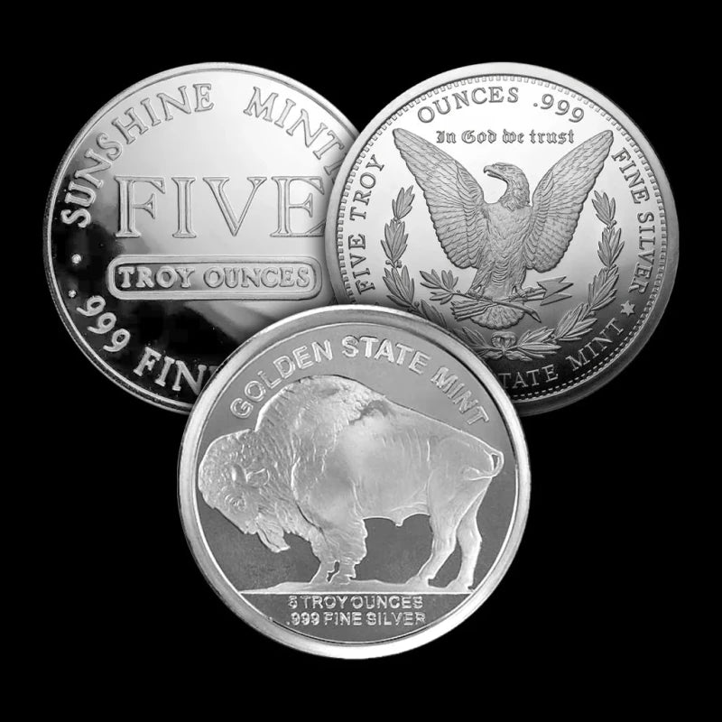 5 oz Silver Round - Various Brands - Summit Metals