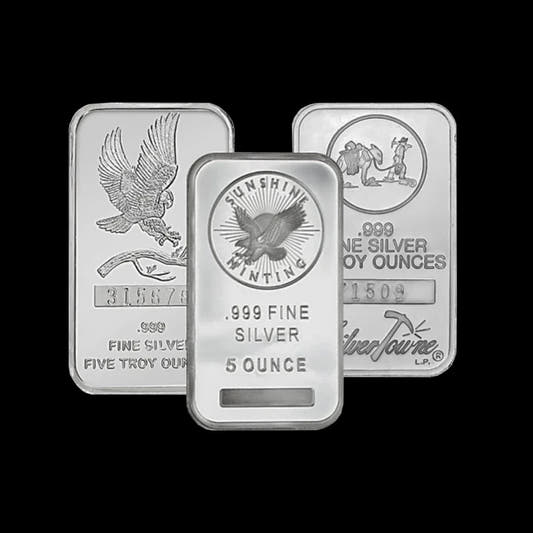 5 oz Silver Bar Various Brands - Summit Metals