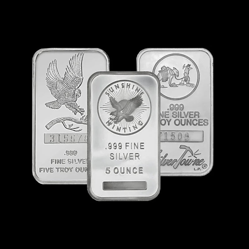 5 oz Silver Bar Various Brands - Summit Metals