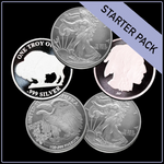 5 oz Generic Silver Starter Pack (Only 1 Per New Household) - Summit Metals