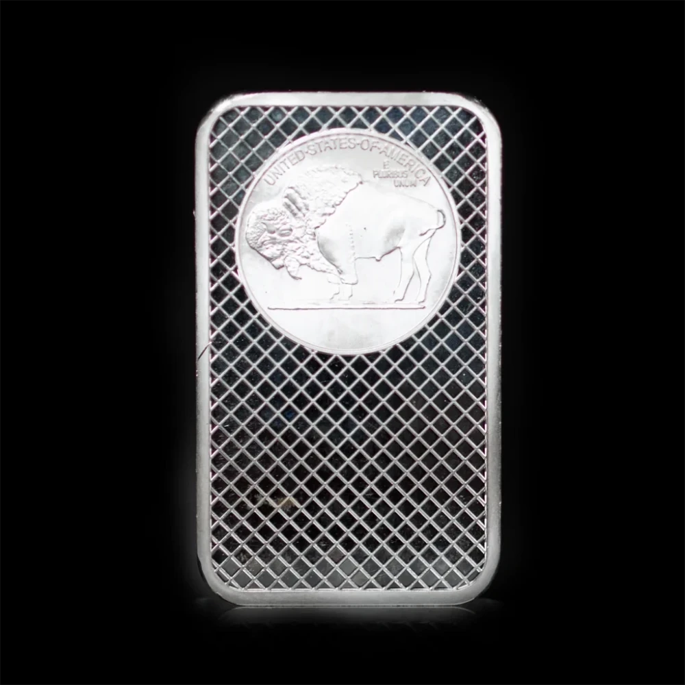 5 oz Silver Bar Buffalo Silvertowne BU - Summit Metals