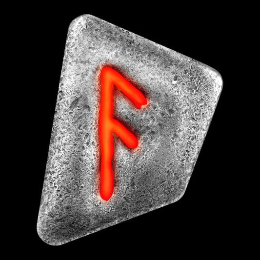 Germania Mint 1 oz Cast Silver Bar Rune Series - ANSUZ - Summit Metals
