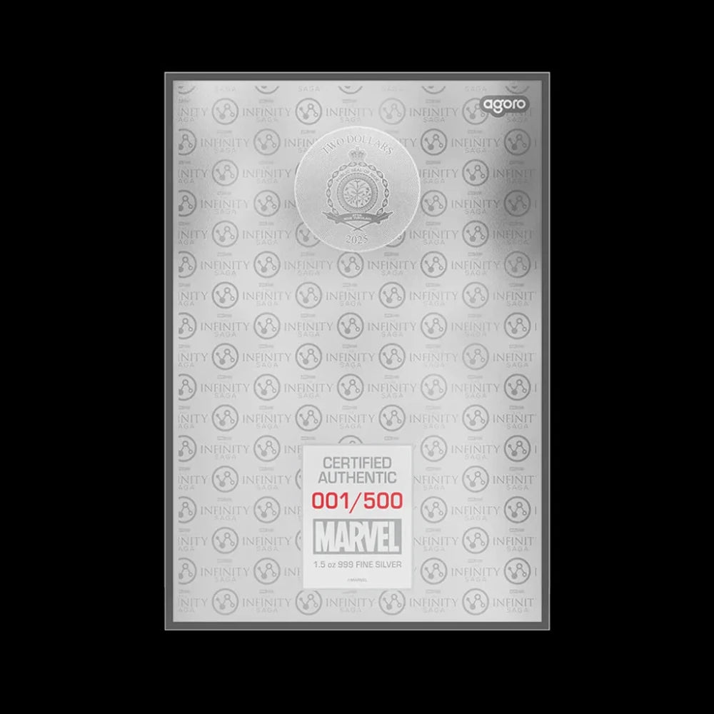 Marvel Infinity Saga - Ant - Man – 1.5 oz 8.50 inches × 12.60 inches Silver Foil (2025, Limited to 500) - Summit Metals