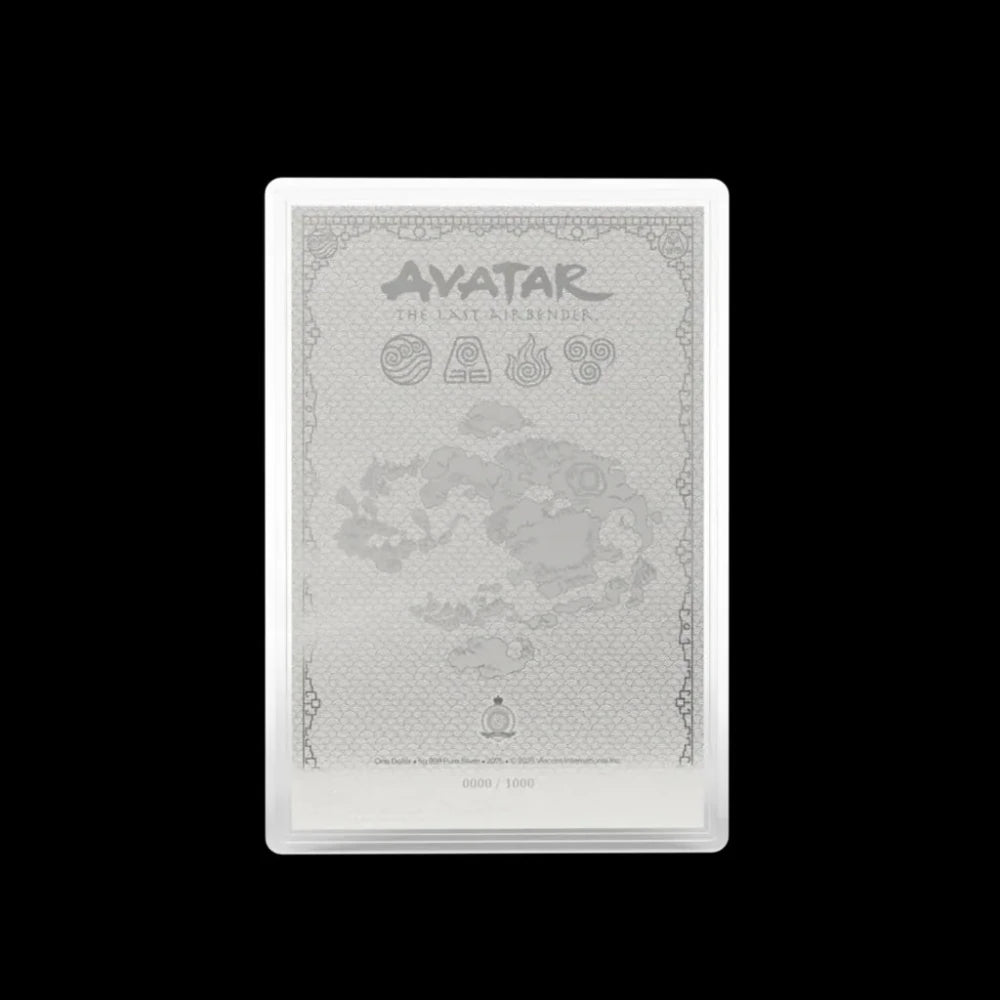 Avatar: The Last Airbender – Team Avatar 5g Silver Foil (2025) - Summit Metals