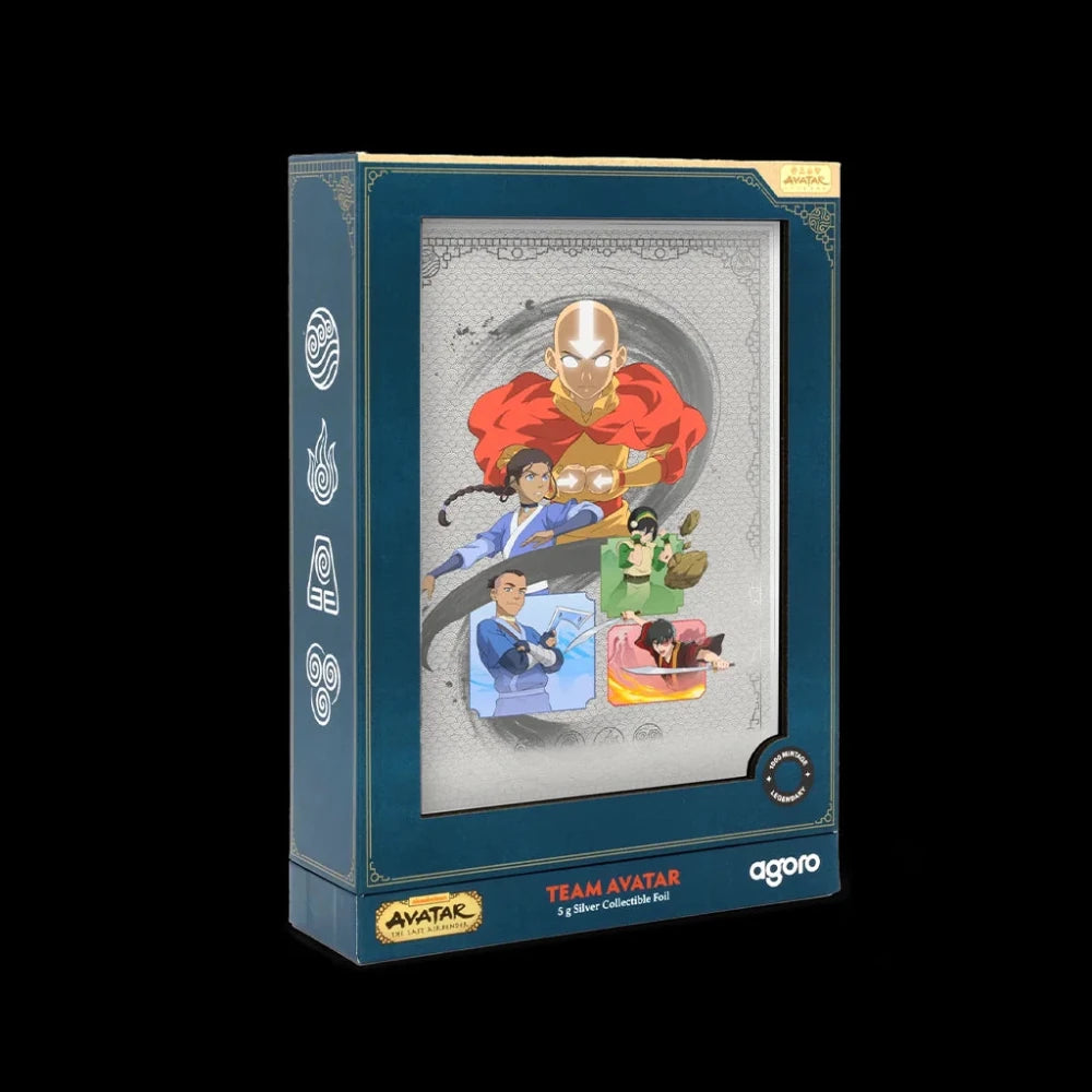 Avatar: The Last Airbender – Team Avatar 5g Silver Foil (2025) - Summit Metals