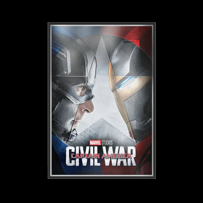 Marvel Infinity Saga - Captain America: Civil War - 1.5 oz 8.5 X 12.5 Inches Silver Foil (2025, Limited to 500) - Summit Metals