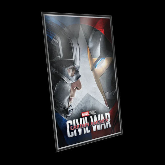 Marvel Infinity Saga - Captain America: Civil War - 1.5 oz 8.5 X 12.5 Inches Silver Foil (2025, Limited to 500) - Summit Metals