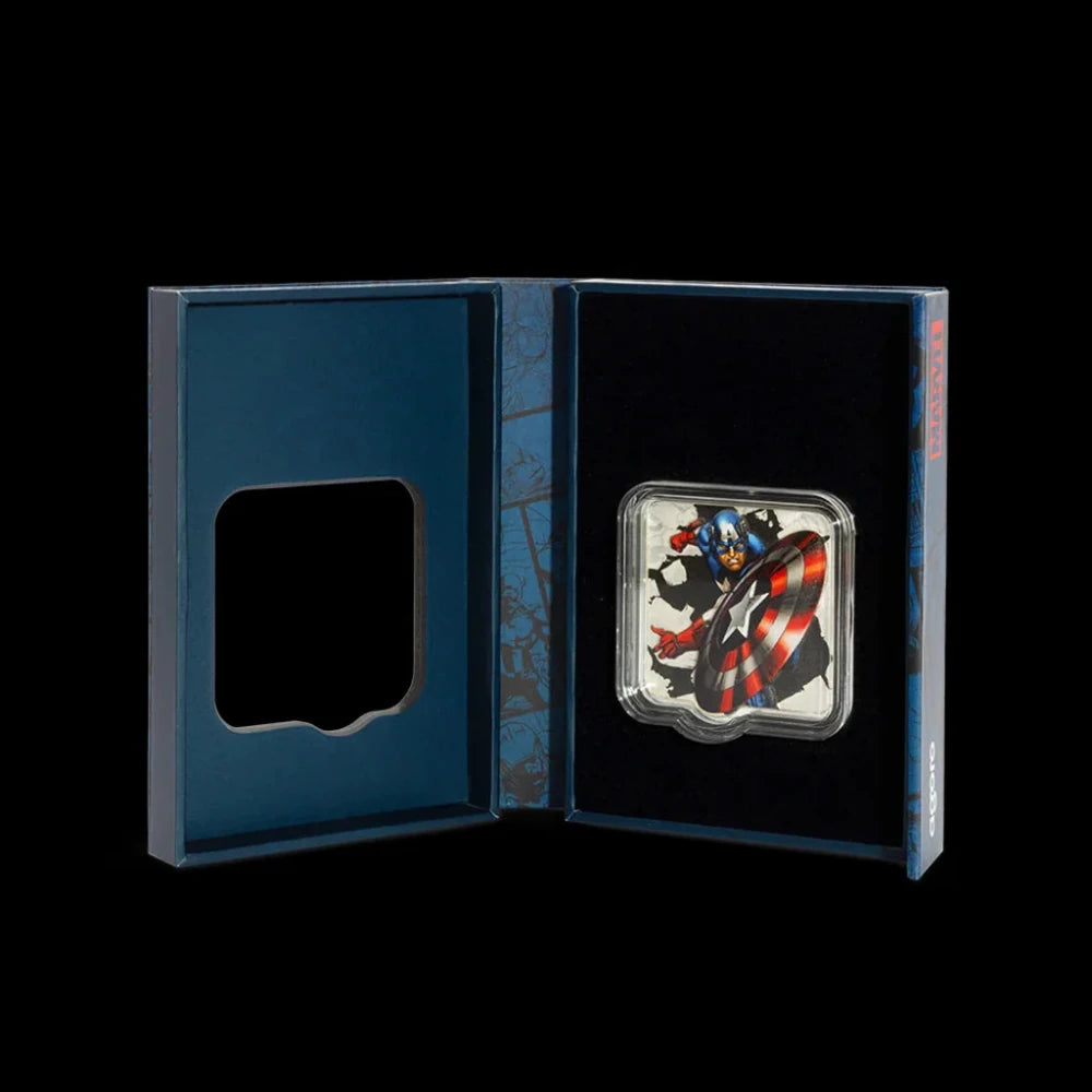 Marvel – Captain America “Clang” 2 oz Silver Coin (2025) - Summit Metals