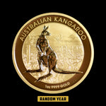 1 oz Australian Gold Kangaroo (Random Year BU) - Summit Metals