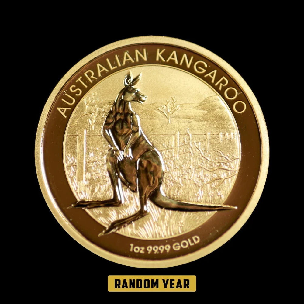 1 oz Australian Gold Kangaroo (Random Year BU) - Summit Metals