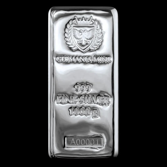 Germania Mint Kilo Silver Cast Bar - Summit Metals