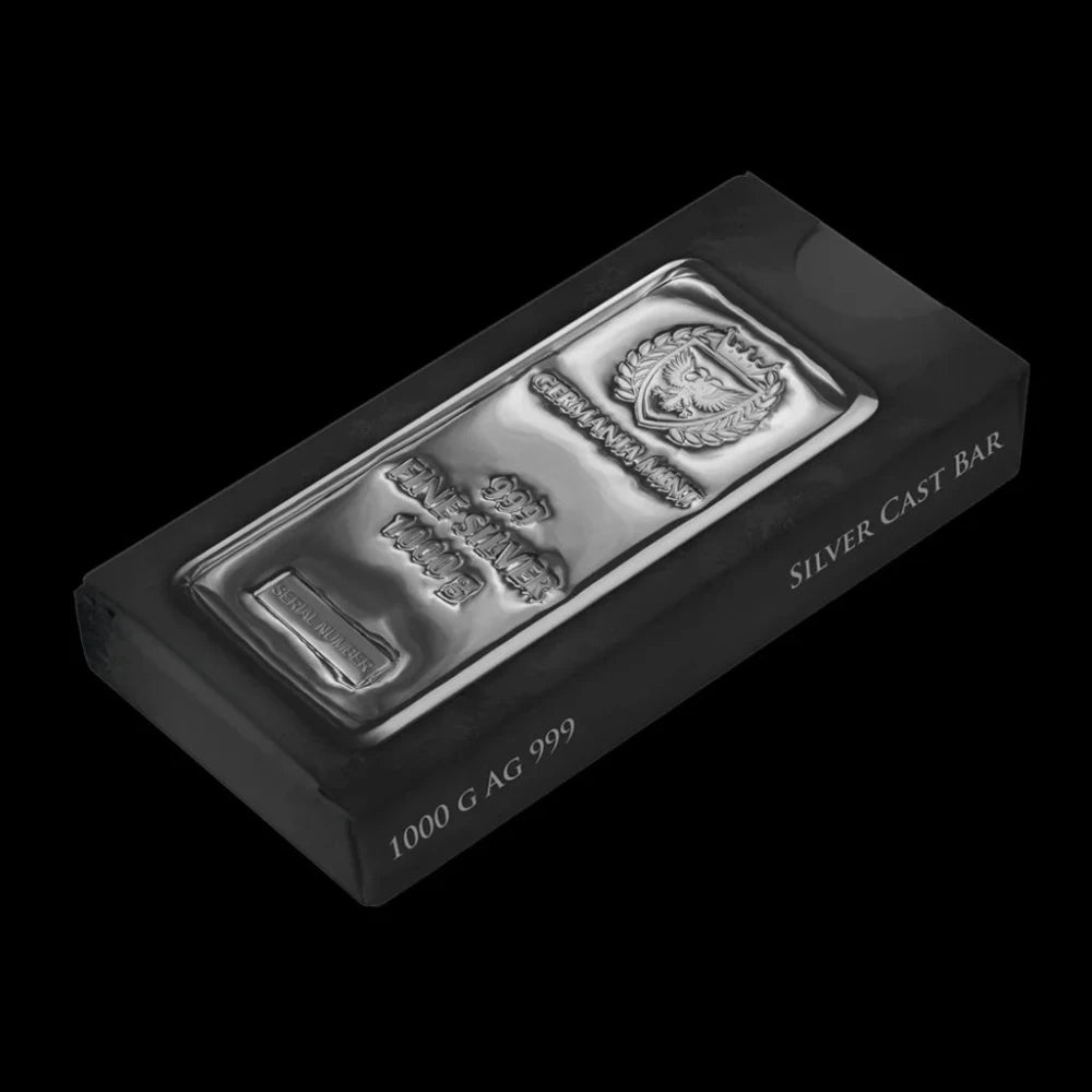 Germania Mint Kilo Silver Cast Bar - Summit Metals