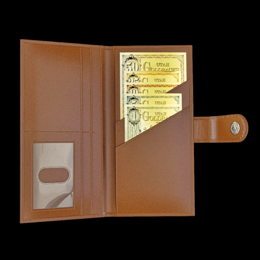 Goldback Wallet - Brown - Summit Metals
