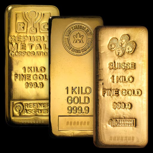Gold 1 Kilo Bar (Random) - Summit Metals
