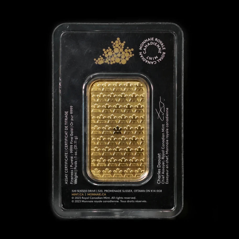 RCM 1 oz gold bar - Summit Metals