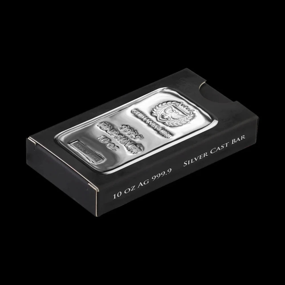 Germania Mint 10 oz Silver Cast Bar - Summit Metals