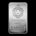 1 Gram Scottsdale Mint Silver Bar - "Prepper Silver" BU